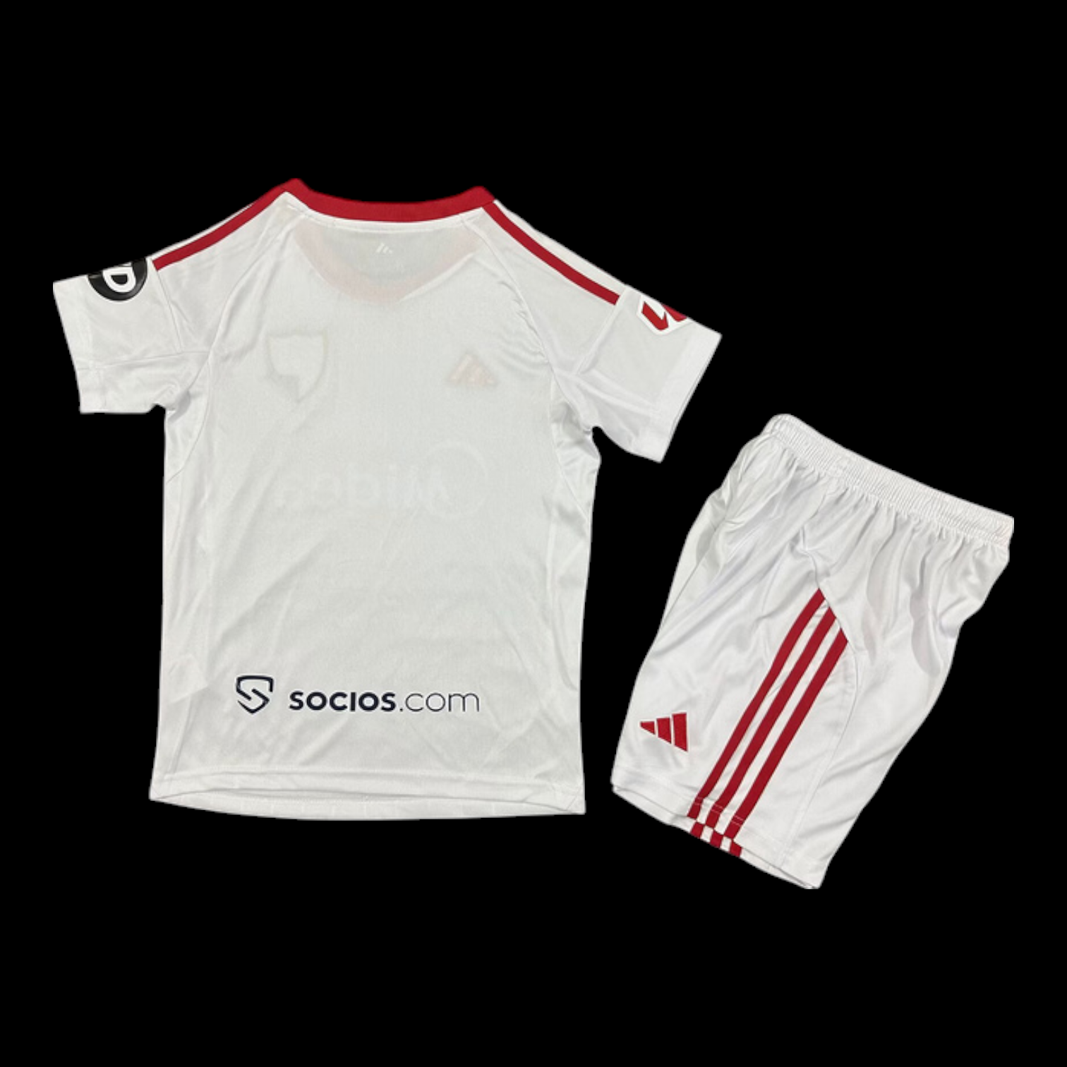 Vue arrière Séville Maillot Domicile 2526 – Enfant
